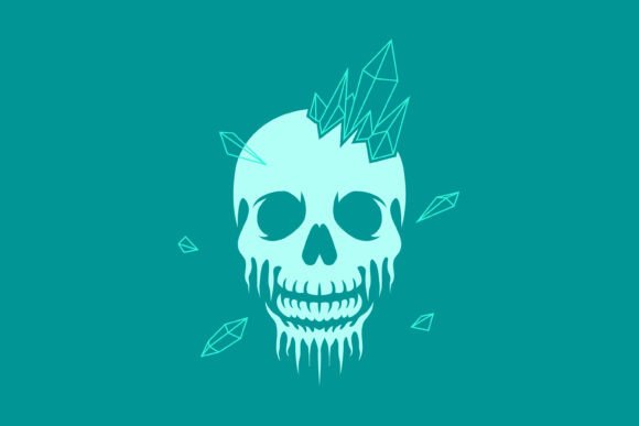 Death and Cold Skull Graphic for Bold Branding