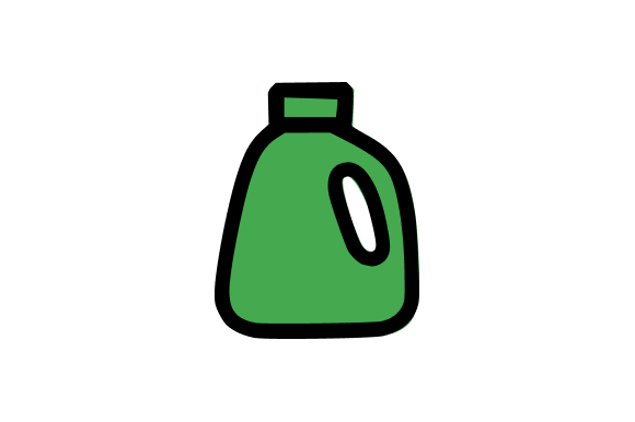 Detergent Bottle Laundry Cleaning Graphics