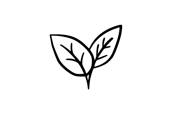 Eco-friendly Leaves Icon Graphics