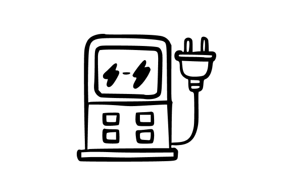 Electric Vehicle Charging Point Graphics