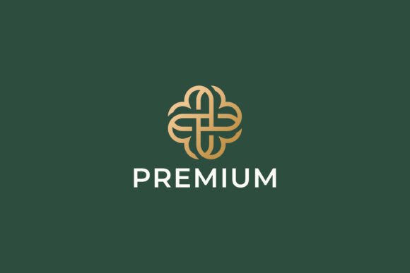 Linear Geometric Logo Simply Premium Graphics