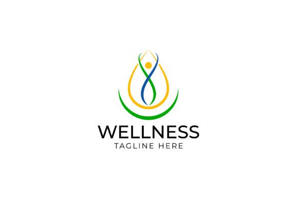 Logo Wellness Health Body and Nature Graphics