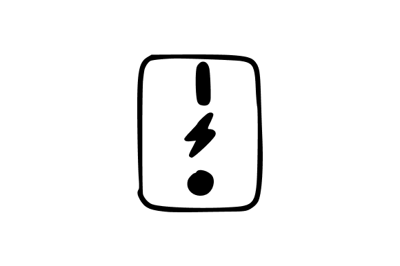 Power Bank Lightiing Graphics for Modern Editorial Design
