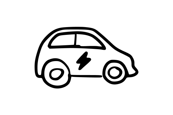 Simple Car Outline Graphics for Digital Sellers