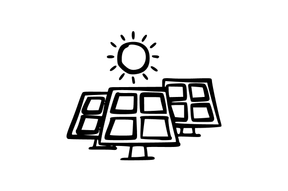 Solar Panel Energy System Graphics