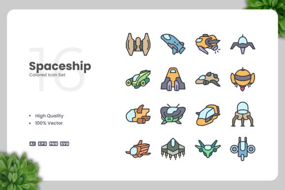 Spaceship Graphics for Crafters